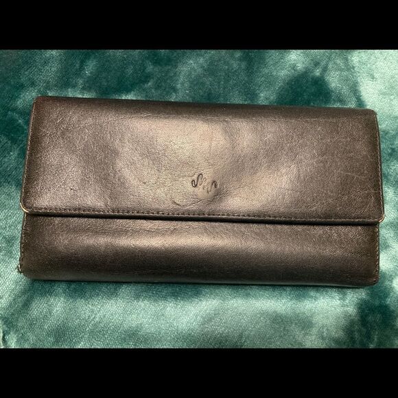 Monsac Original black leather wallet - Picture 1 of 5